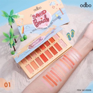 Bộ bảng màu mắt trang điểm - Set Phấn Mắt Odbo Sand Beach 16 Color - OD256