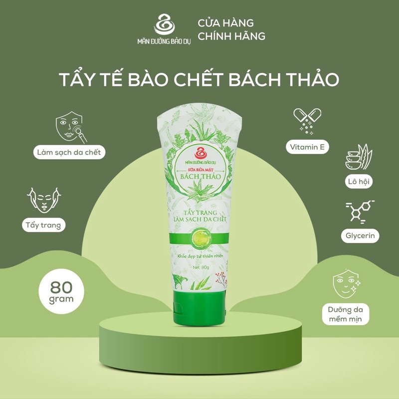 Gel Tẩy Da Chết Bách Thảo, Sạch Mịn Da, Ngăn Ngừa Mụn Nám MÃN ĐƯỜNG BẢO DỤ