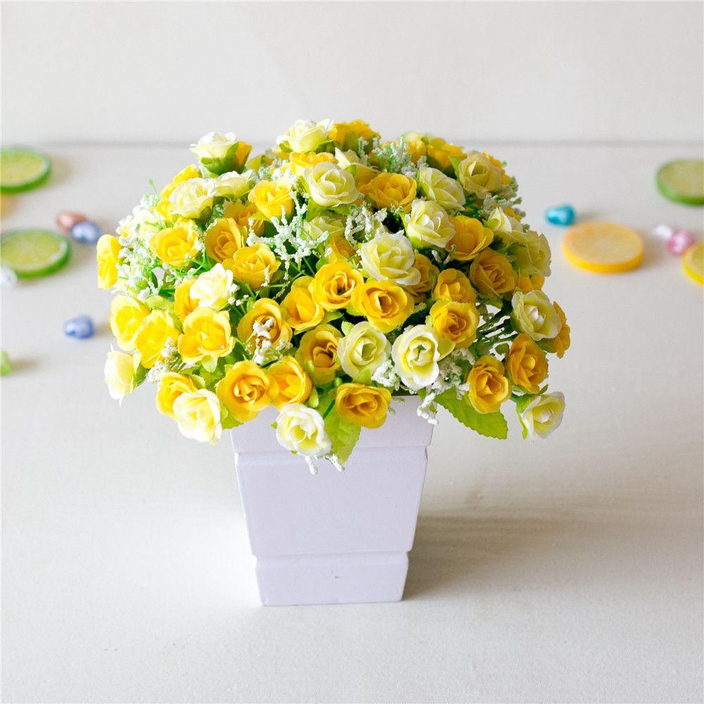 1 Nhánh 21 Cây Nhân Tạo Trang Trí Nội Thất