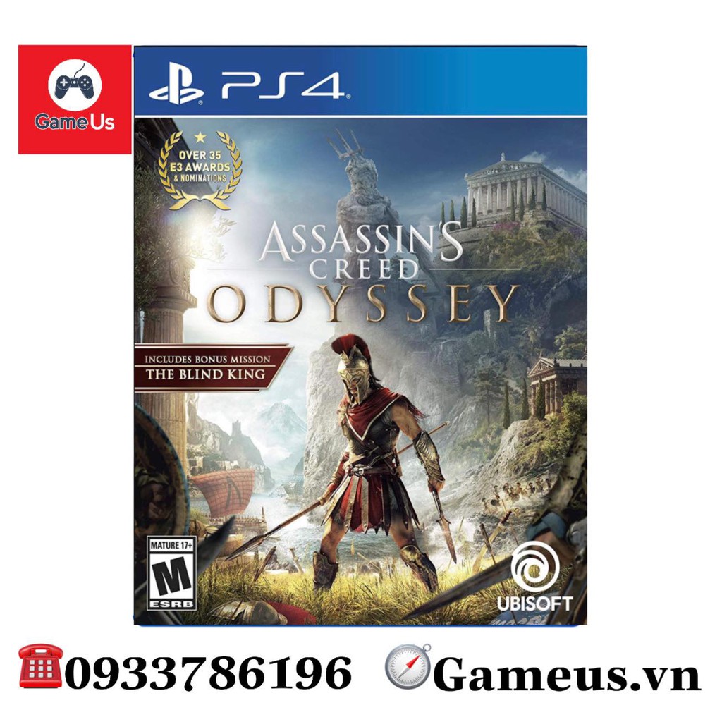 Đĩa game Ps4 Assassin s Creed Odyssey thumbnail