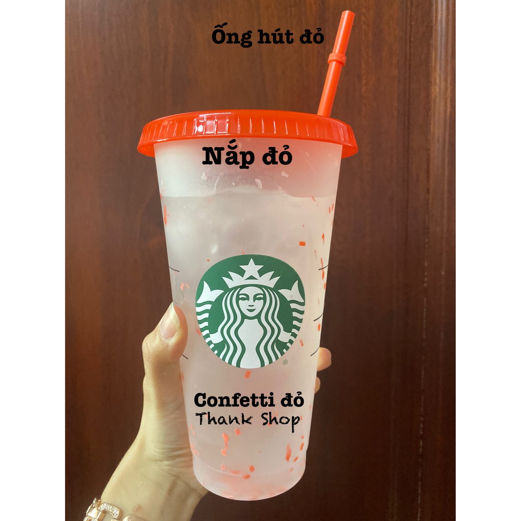 BILL US - Ly nhựa nước lạnh tái sử dụng Starbucks Reusable cold cup Original size venti