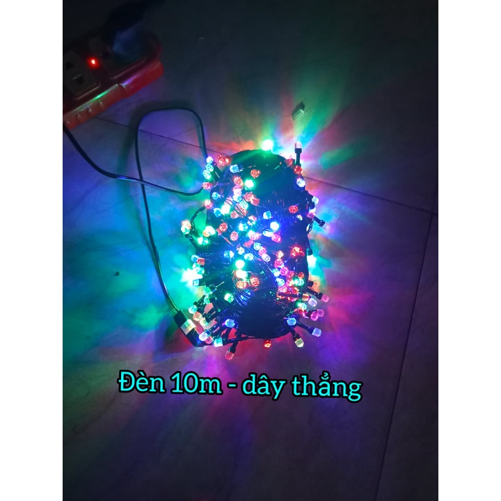 Đèn Led Trang Trí Rèm Thả 3,5M - 12 Bóng Đèn Tròn, Dây đèn Trang Trí Sân Vườn, Noel, Lễ Tết