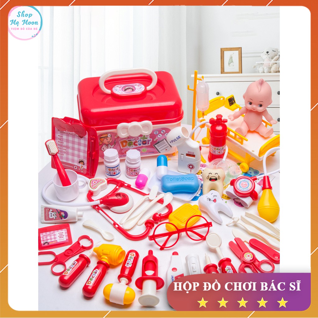 Đồ chơi Bác Sĩ 31 Chi Tiết Nhựa Cao Cấp An Toàn Cho Bé Từ 2 Đến 6 Tuổi