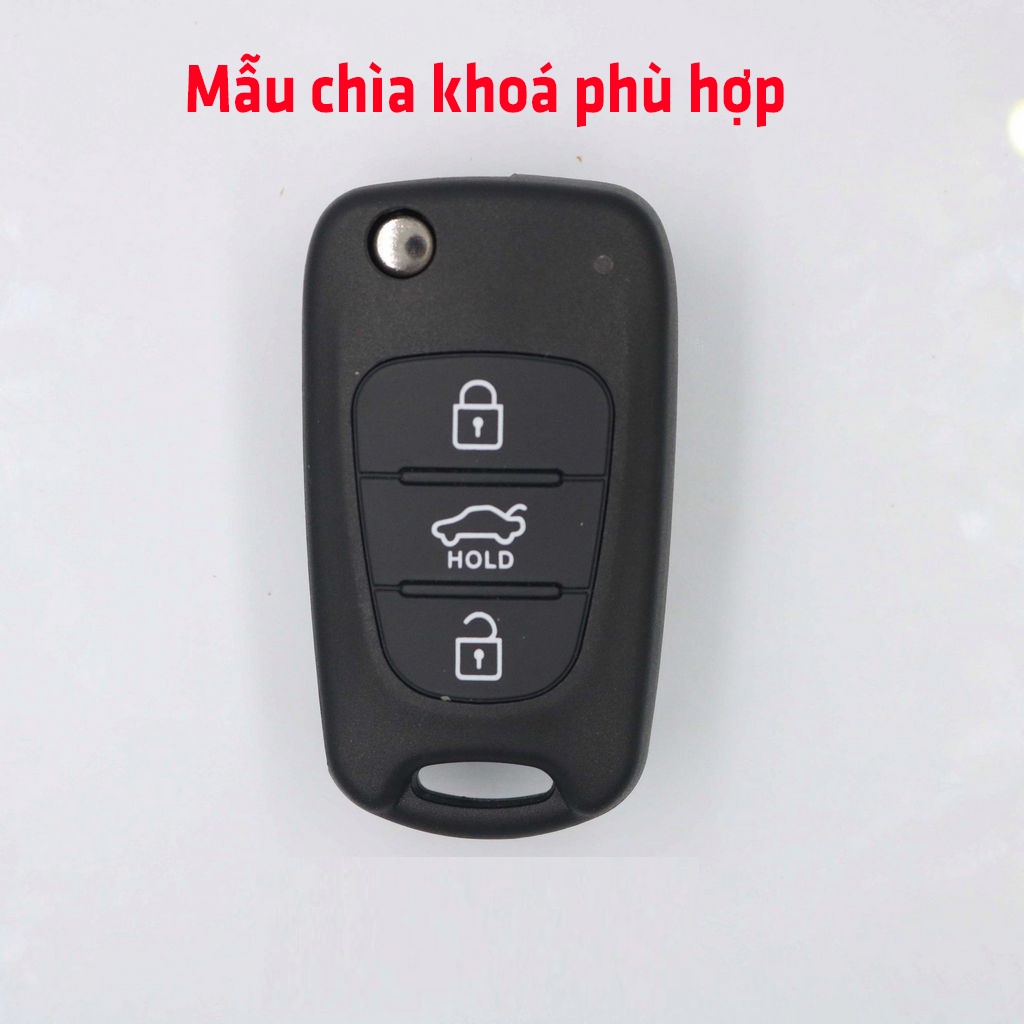 Ốp chìa khoá TPU sang trọng dành cho xe KIA Morning Picanto, Rio, Forte, Carens...