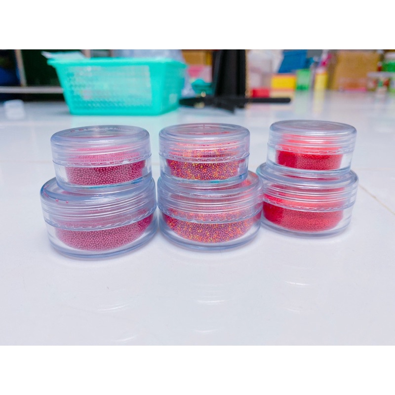 lẻ hủ 10g hạt rắc kem đủ màu