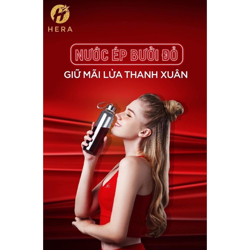 NƯỚC ÉP BƯỞI ĐỎ NANO CHUẨN CÔNG TY HERA ĐẸP DA GIỮ DÁNG