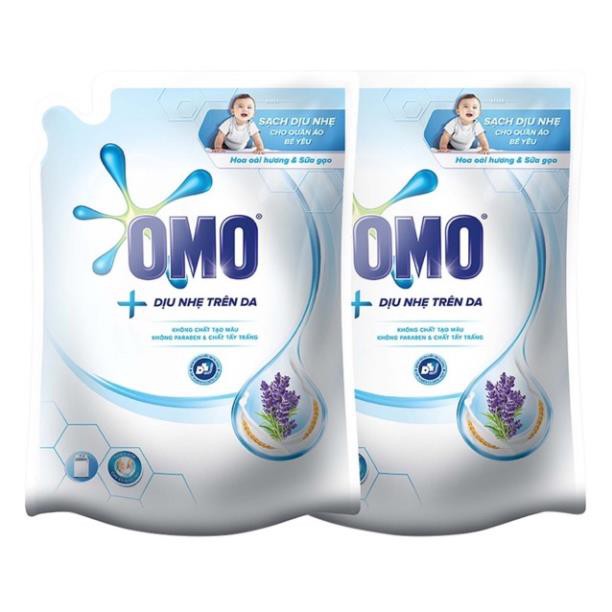 Nước Giặt Dịu Nhẹ OMO Túi 2, kg