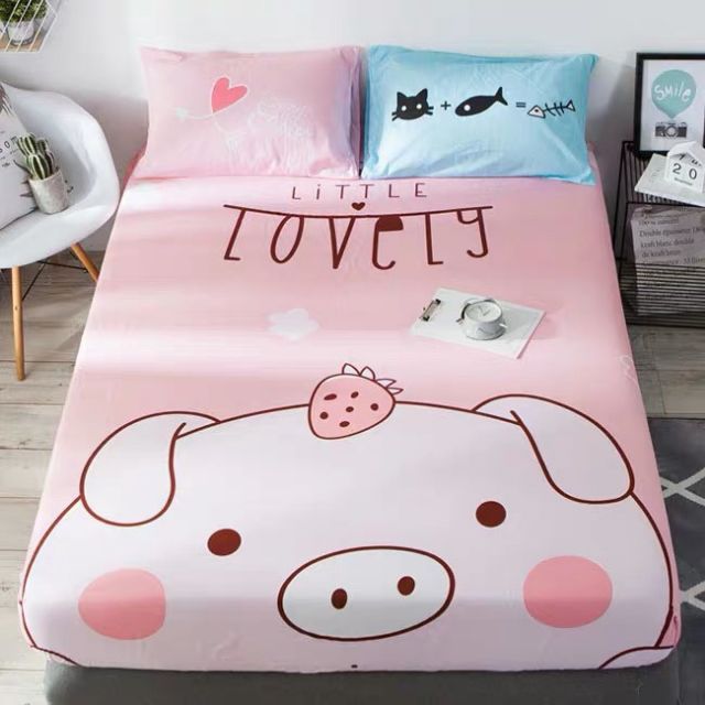 Ga gối cotton sét 3 món