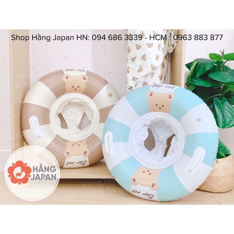 Phao ngồi cho bé Bar-rot hình gấu