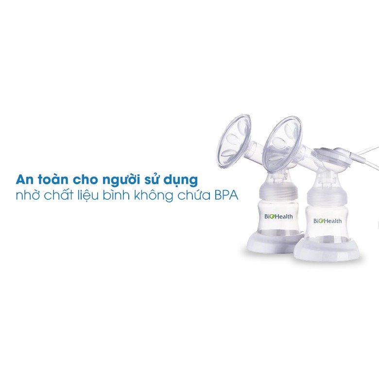 Máy hút sữa điện đôi Biohealth - CHÍNH HÃNG - BẢO HÀNH 1 NĂM