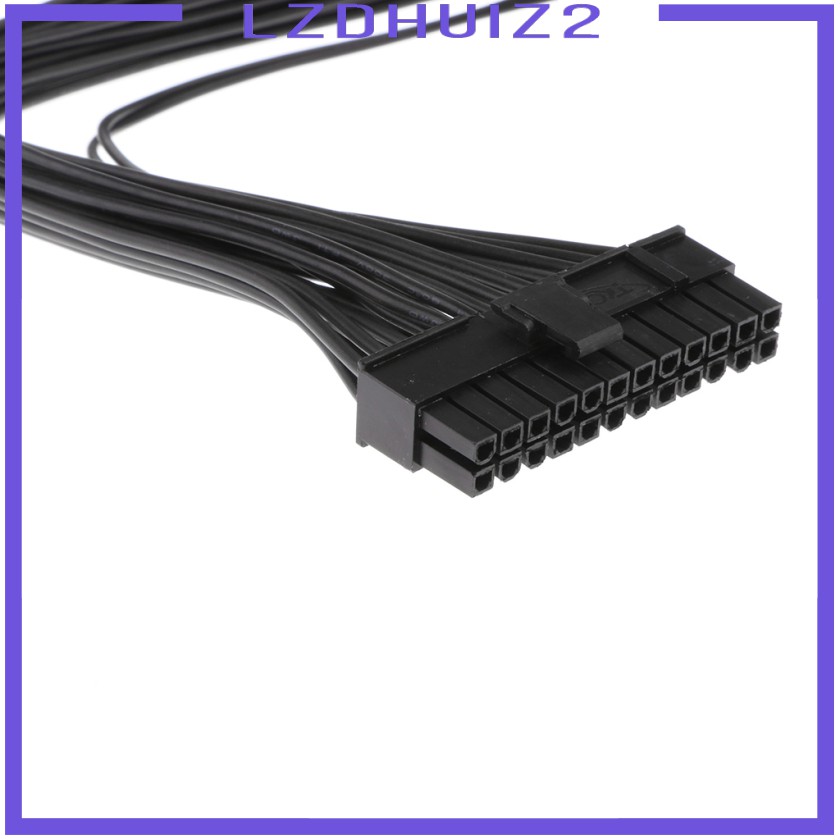 Dây Cáp Nối Dài Nguồn Điện Đồng Bộ Les Fleurs ATX 24 Pin PSU Kép