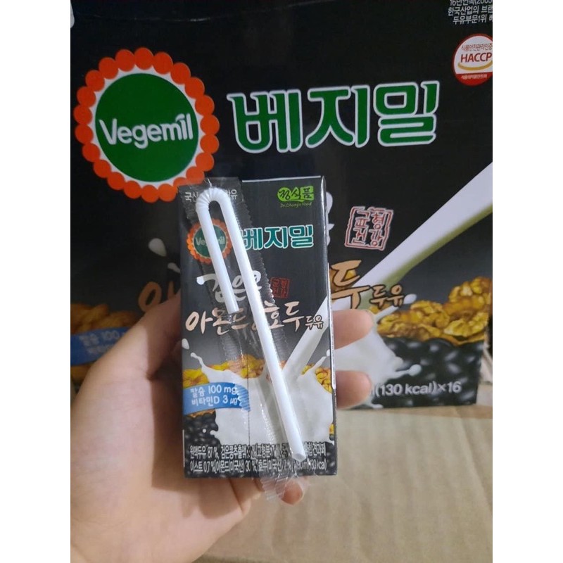 SỮA ĐẬU ĐEN, HẠNH NHÂN Vegemil - Hàn Quốc