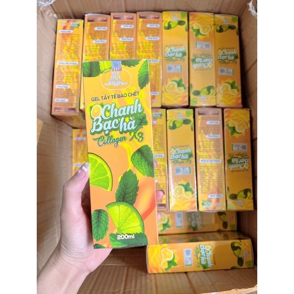 Tẩy Tế Bào Chanh Bạc Hà Collagen X3 - Tẩy Tế Bào Colagen X3 Công ty Đông Anh - ttb x3