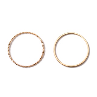Set 2 Nhẫn Nữ Thời Trang Đơn Giản Cá Tính