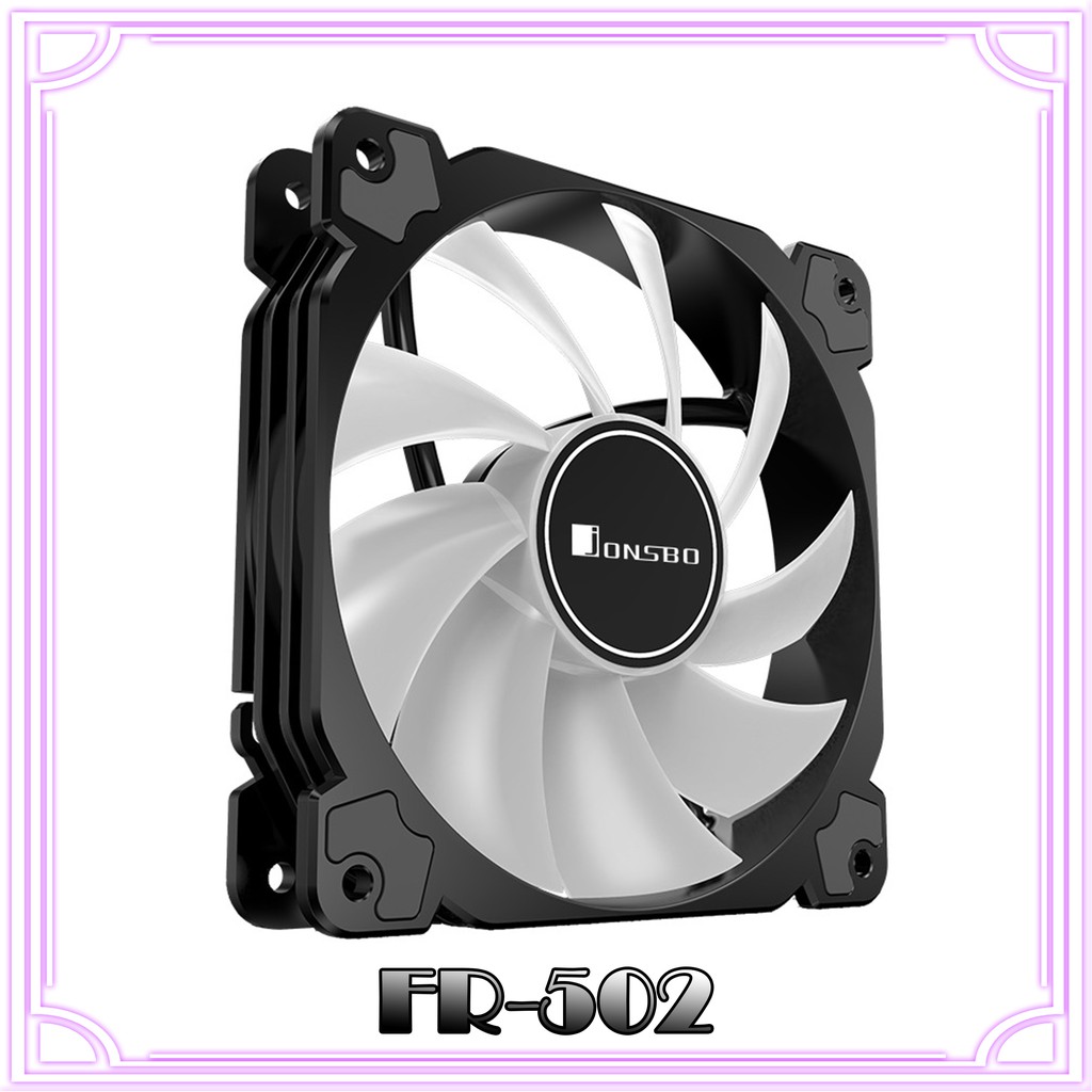 Vỏ Pc Cứng Bảo Vệ Quạt Tản Nhiệt Jonsbo Fr-502 Rgb Tự Động Thay Đổi Màu Sắc 12cm Ốp | BigBuy360 - bigbuy360.vn