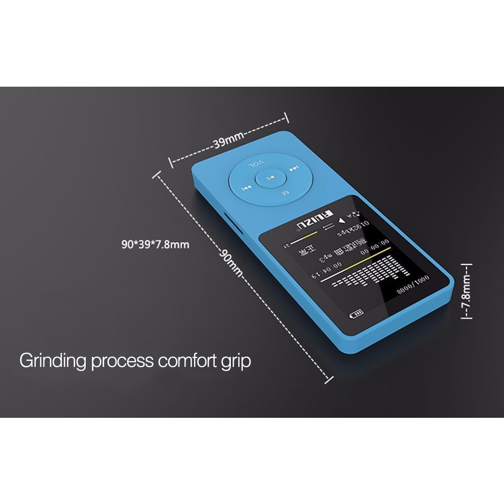 Máy nghe nhạc MP3 FAAEAL RUIZU X02 4GB 8GB 16GB hỗ trợ thẻ nhớ SD tiện lợi