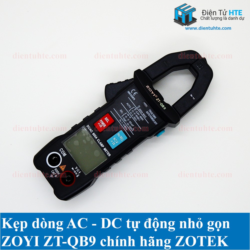 Kẹp Dòng Vạn Năng AC-DC Tự Động ZOYI ZT-QB9 Chính Hãng