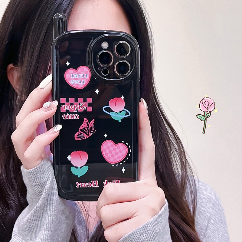 Ốp Điện Thoại Hình Bướm Cho iphone7 / 7plus / 8 / 8plus / x / xs / 11 / 12 / 13 / 14 / pro / max / plus / promax