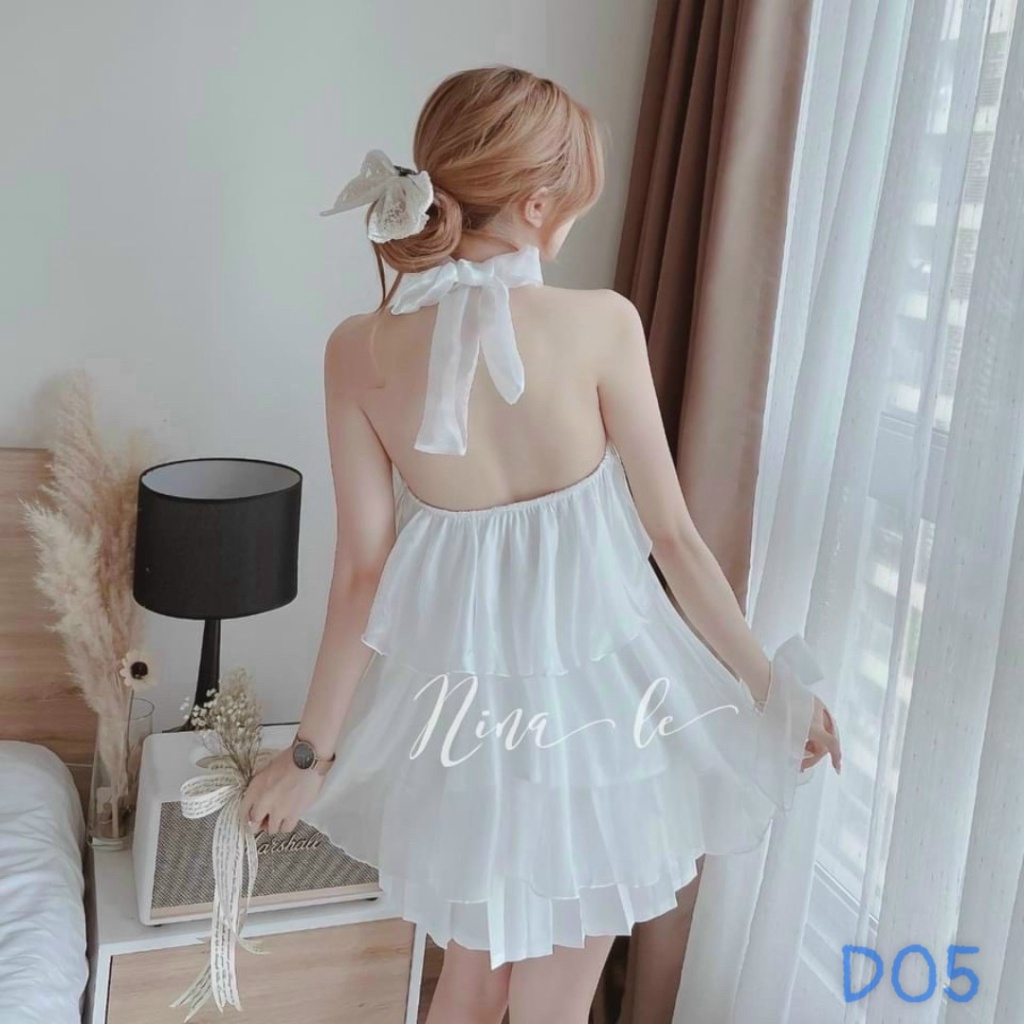 SÉT ÁO YẾM KÈM QUẦN MÀU TRẮNG TINH KHÔI CỰC XINH DX THỜI TRANG HHP