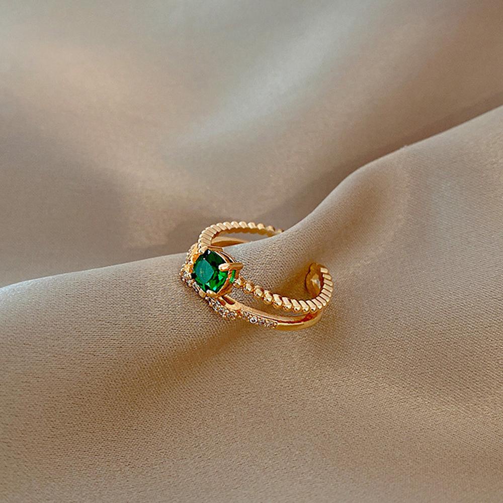 Nhẫn Hở Hai Lớp Thời Trang Thanh Lịch Dành Cho Nữ