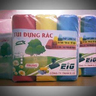 1kg túi đựng rác size đại, có 3 cuộn