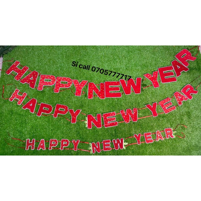 Dây chữ trang trí HAPPY NEW YEAR có 3 size