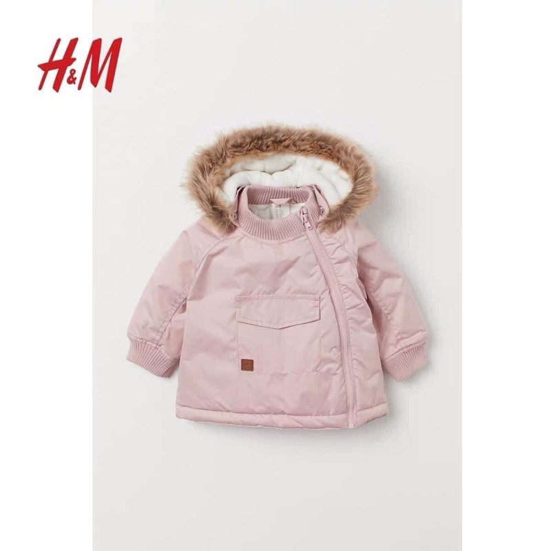 Áo phao mũ lông hm