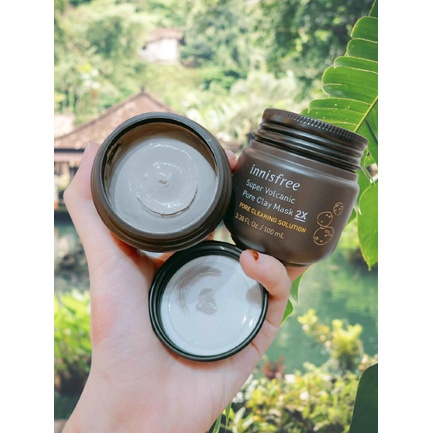 [Mẫu Mới - Hàn Quốc] Mặt Nạ Đất Sét Innisfree Super Volcanic Pore Clay Mask 2X Tro Núi Lửa