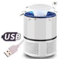 Đèn bắt muỗi và diệt côn trùng thông minh hình trụ đầu cắm USB thế hệ mới