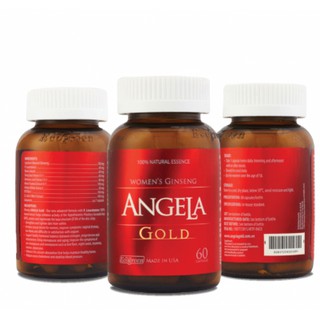 [CHÍNH HÃNG CÓ TÍCH ĐIỂM ] Sâm Angela Gold - Tăng cường sinh lý nữ. Bổ sung nội tiết tố - lọ 60 viên