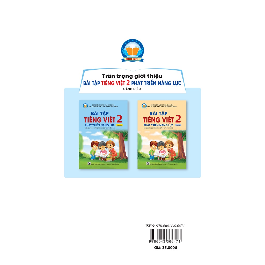 Sách Bài tập Tiếng Việt 2 Tập 1 Phát triển năng lực