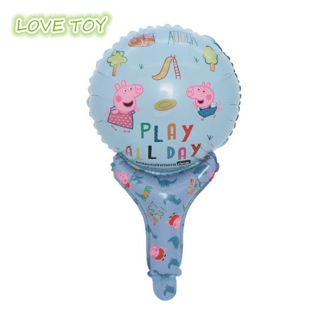 Bong Bóng Lõi Nhôm Hình Chú Heo Peppa Hoạt Hình 16inch Trang Trí Tiệc Sinh Nhật/Đám Cưới