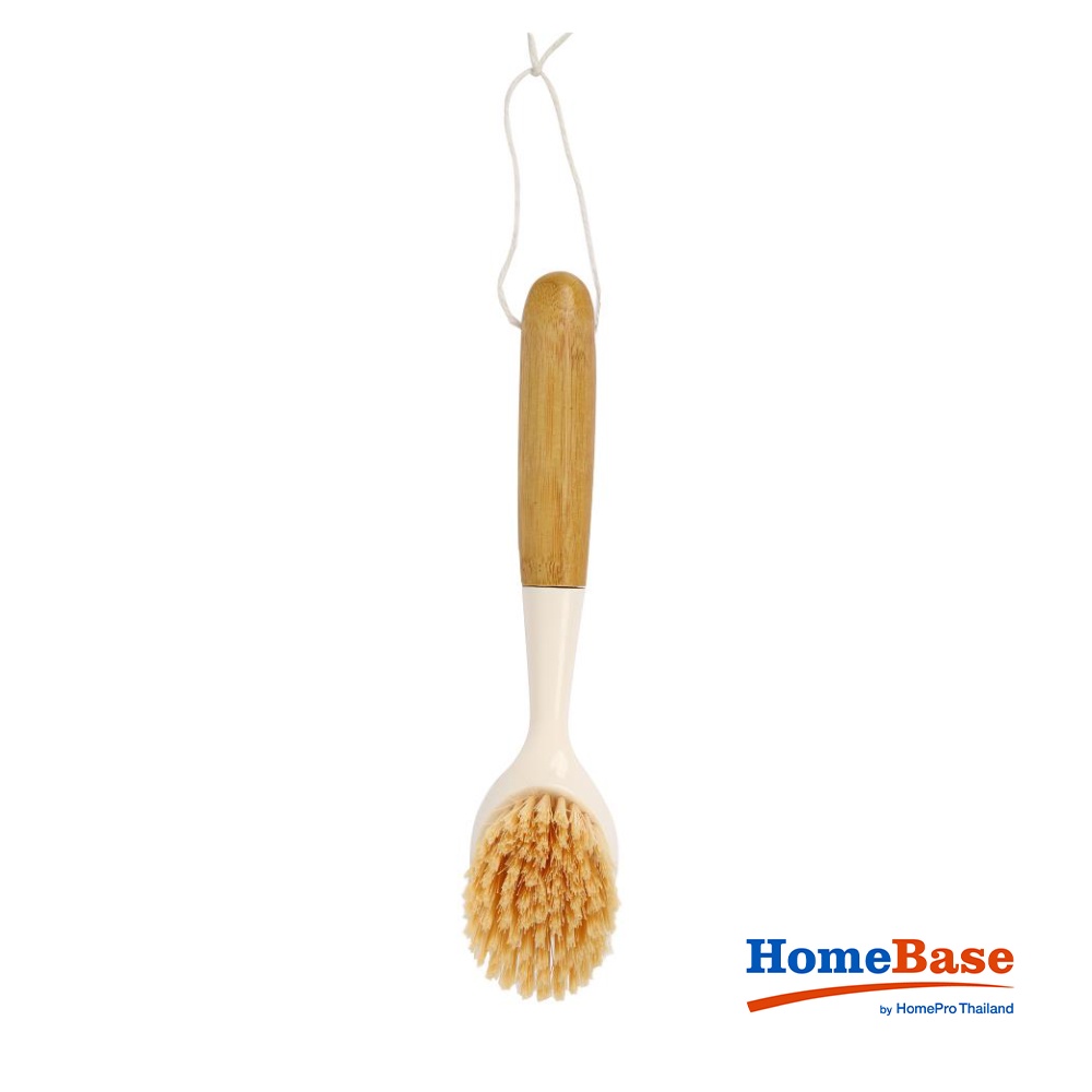 HomeBase ACCO Bàn chải vệ sinh bằng tre/nhựa YJ-Z11 H23XW5.5XD4 màu kem