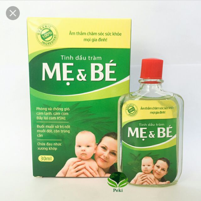 Tinh Dầu Tràm Cho Mẹ Và Bé 10ml Và 30ml Chiết Xuất Từ 100% Tự Nhiên