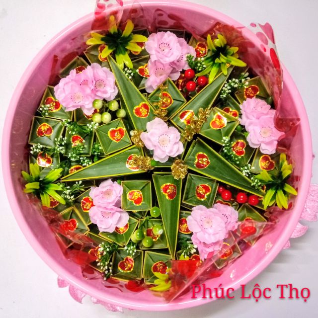 105 bánh suse lá dừa + bộ ngôi sao bánh cưới