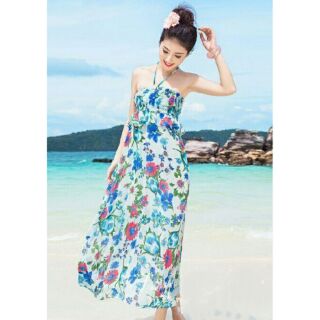 Đầm Maxi Voan đi biển