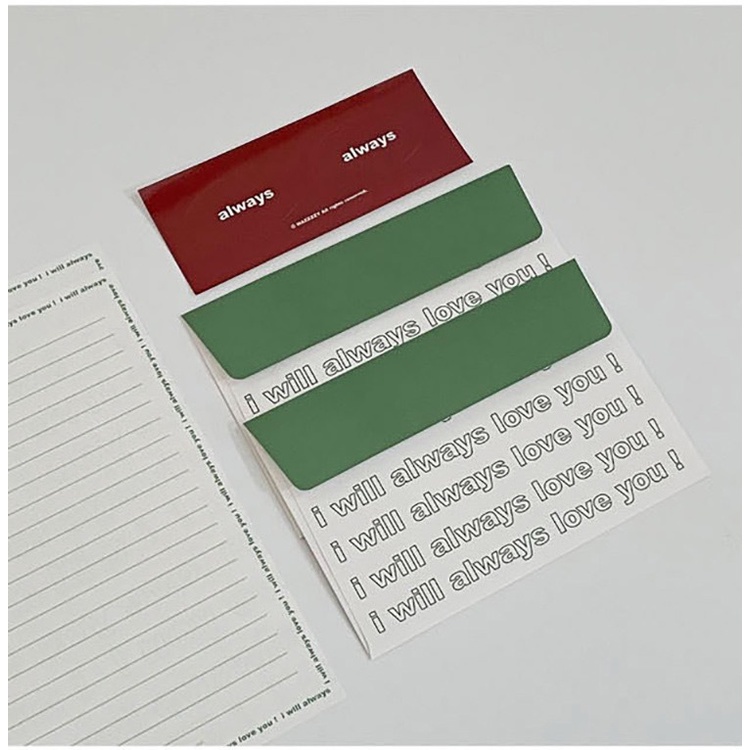 Bộ bao thư họa tiết gấu dễ thương dùng trang trí thủ công