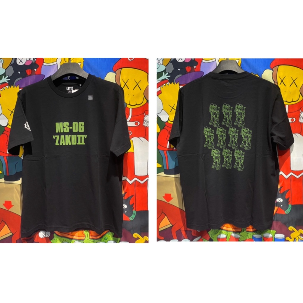 Uniqlo Áo Thun Tay Ngắn In Hoạ Tiết gundam Kỷ Niệm 40 Năm Thời Trang Dành Cho Nam Và Nữ