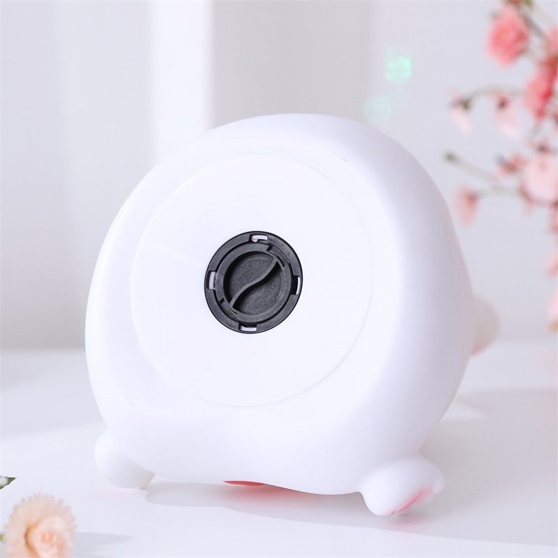 Ống Heo Tiết Kiệm Hình Thỏ Ăn Khoai Tây Chiên Màu Trắng Chống Sốc Cỡ Lớn Phong Cách Mới