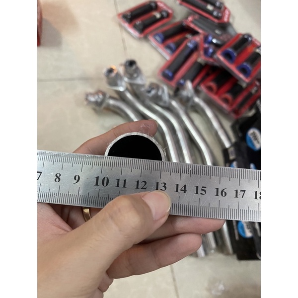 Cổ pô inox 304 size 32mm siêu dày cho dream, wave nhỏ, wave A 50cc, Wave A 110cc 2017