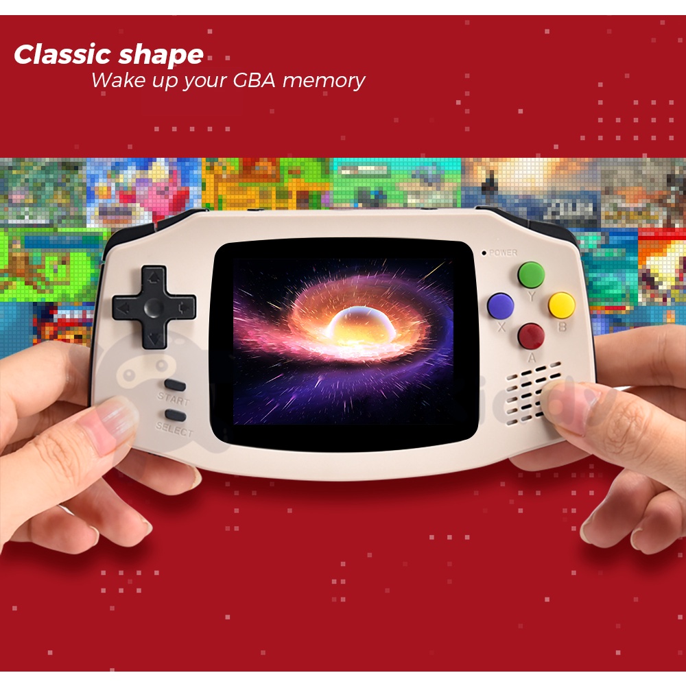 Máy Chơi game Cầm Tay A30 Màn Hình 2.8 inch IPS HD 32G Tích Hợp 4000 Trò Chơi Cho Bé