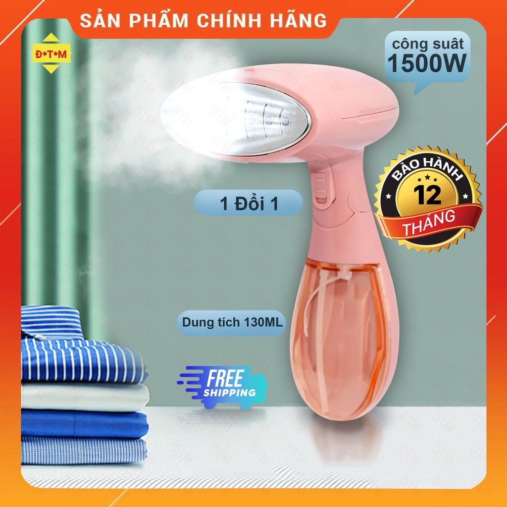 Bàn Là Hơi Nước Cầm Tay SOKANY, Bàn Ủi Hơi Nước Mini Công Suất 1500W, Nhỏ Gọn Là Siêu Nhanh Siêu Tiện Lợi