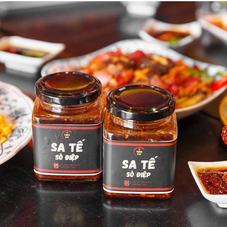Sa Tế Sò Điệp Thích Cay,Trộn Mì, Hủ Tiếu, Phở, Sốt Cá Viên Chiên, Dùng Để Ướp Thịt Tiện Lợi