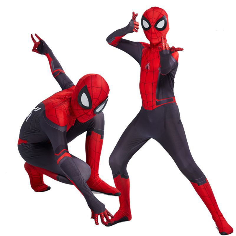 Trang phục Spiderman Far From Home Trang phục siêu anh hùng Zentai Suit Spiderman Nam Cosplay Trang phục nữ Jumpsuit Carnival Party