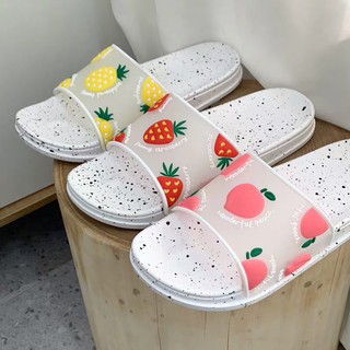 Dép Hoa Quả Dâu Dứa Đào Quai ngang cực xinh cho mẹ và bé