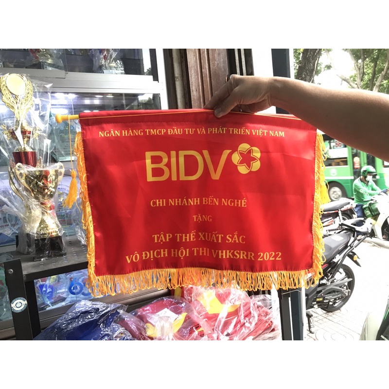 Cờ lưu niệm hình chữ nhật