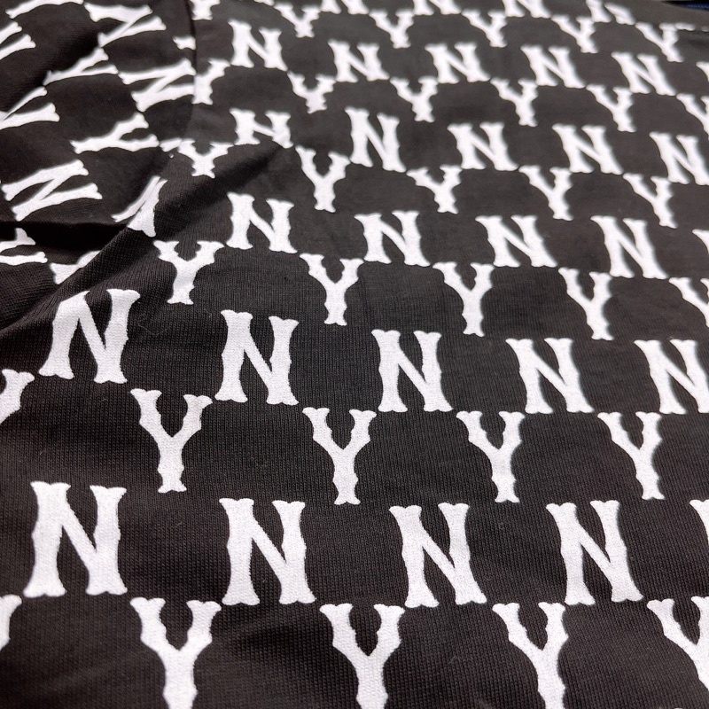 ⚡️[Hight Quality] - Áo Thun MLB Monogram All Over Over Fit Short Sleeve Black, Áo Tee MLB