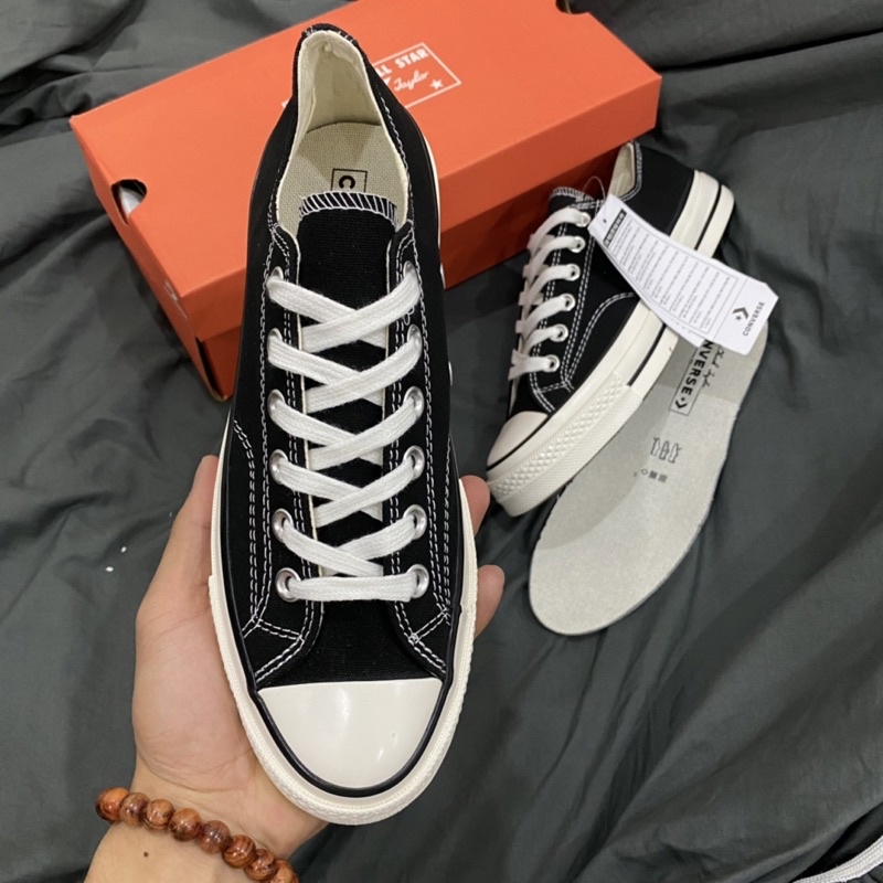 GIÀY CONVES LOW BLACK 1970S LAI AU