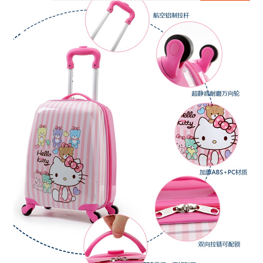 \*.*/SALE THÁNG DU LỊCH \*.*/size 18_vali HELLO KITTY ( SỌC ) cho bé gái