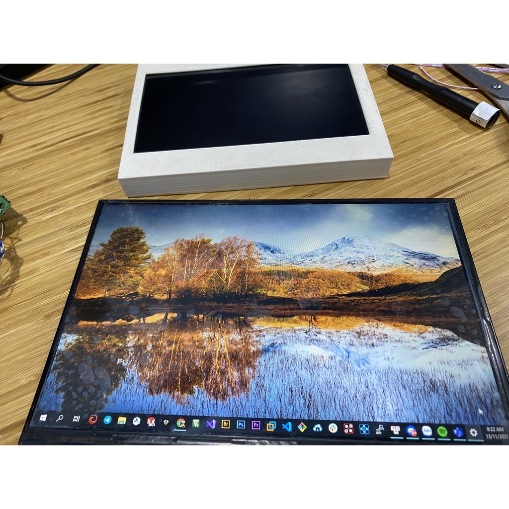 Combo 2 màn hình LCD 10 inch và 7 Inch